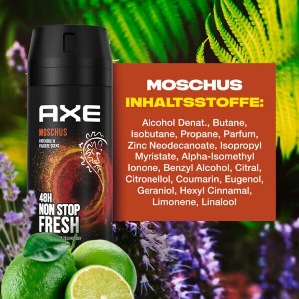 Axe Musk Body Spray Deodorant For Men - 150 ml - Image 5