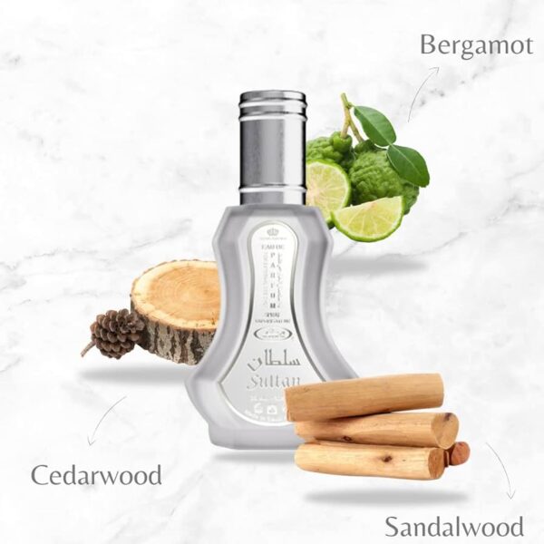 Al Rehab Sultan Perfume For Men - EDP - 35 ml - Image 3