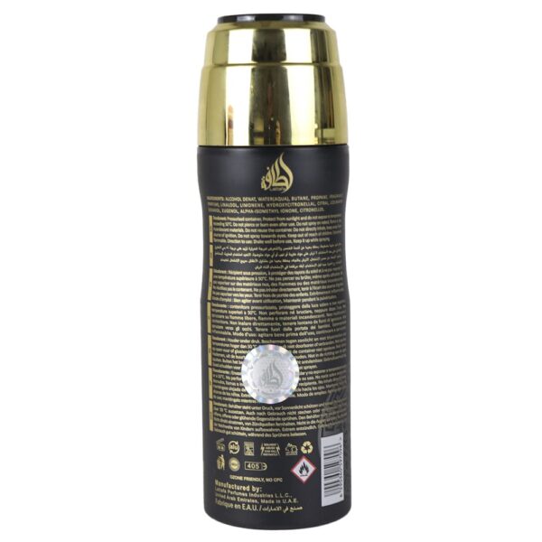 Lattafa Asad Body Spray For  Men - 200ml - Image 3