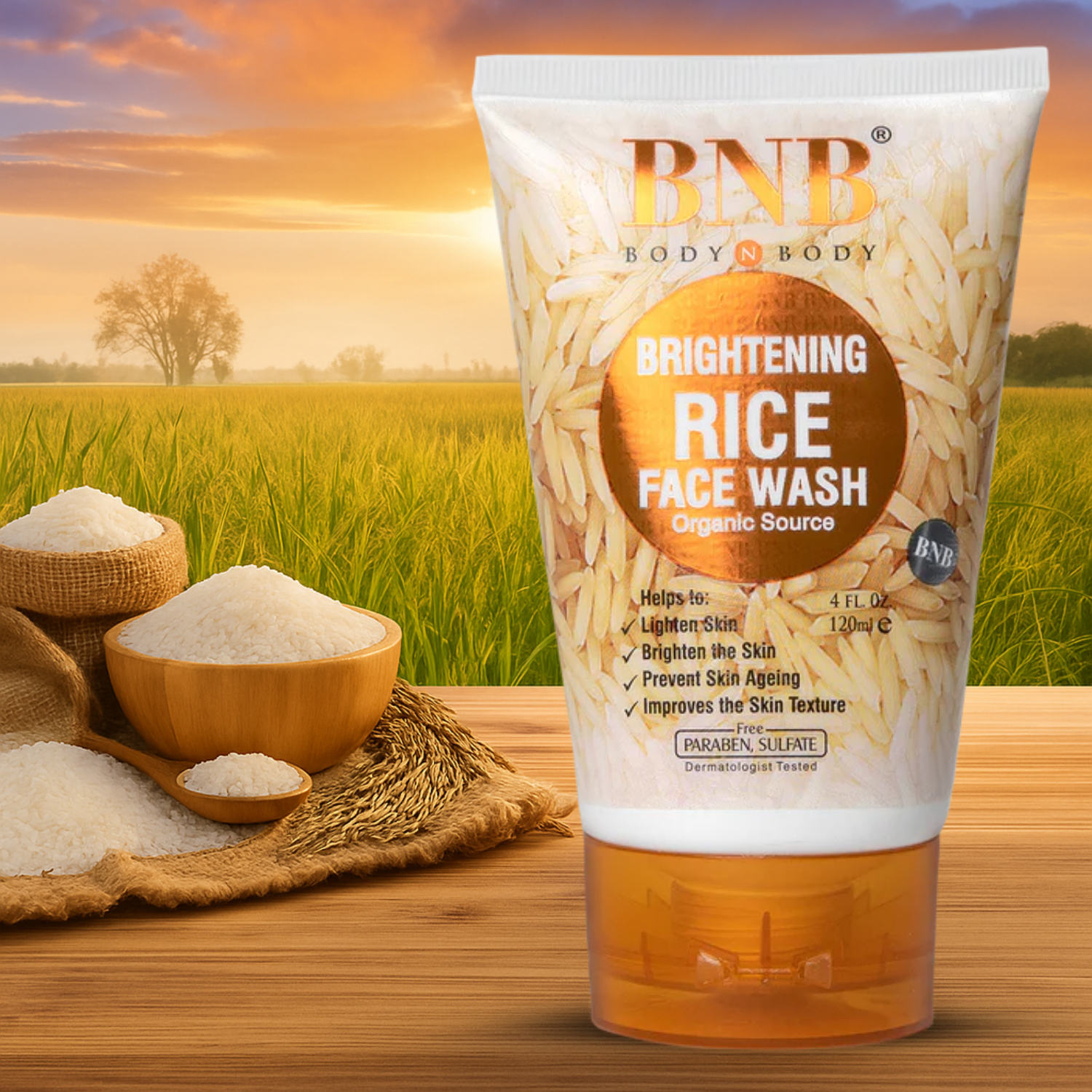 BNB Rice Extract Face Wash -120ml